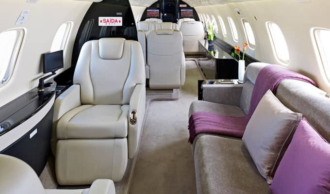 Image of Legacy 600 SuperMidsize Business Jet Cabin 1